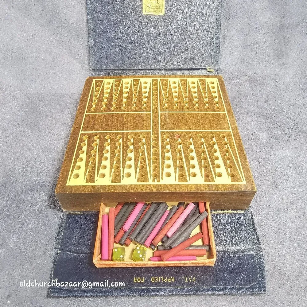 Vintage Drueke Backgammon Vol. 102 Travel Game Grand Rapids MI